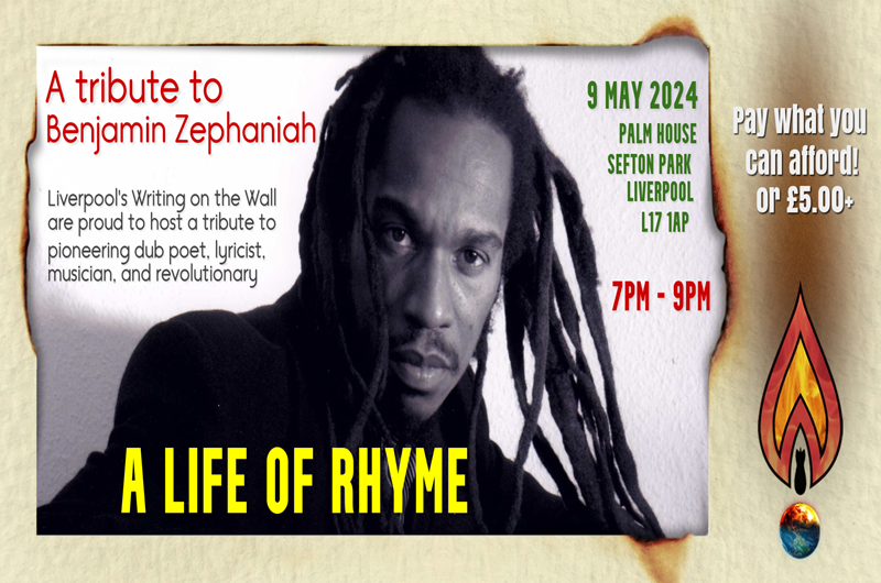 A Life of Rhyme – ever flyer